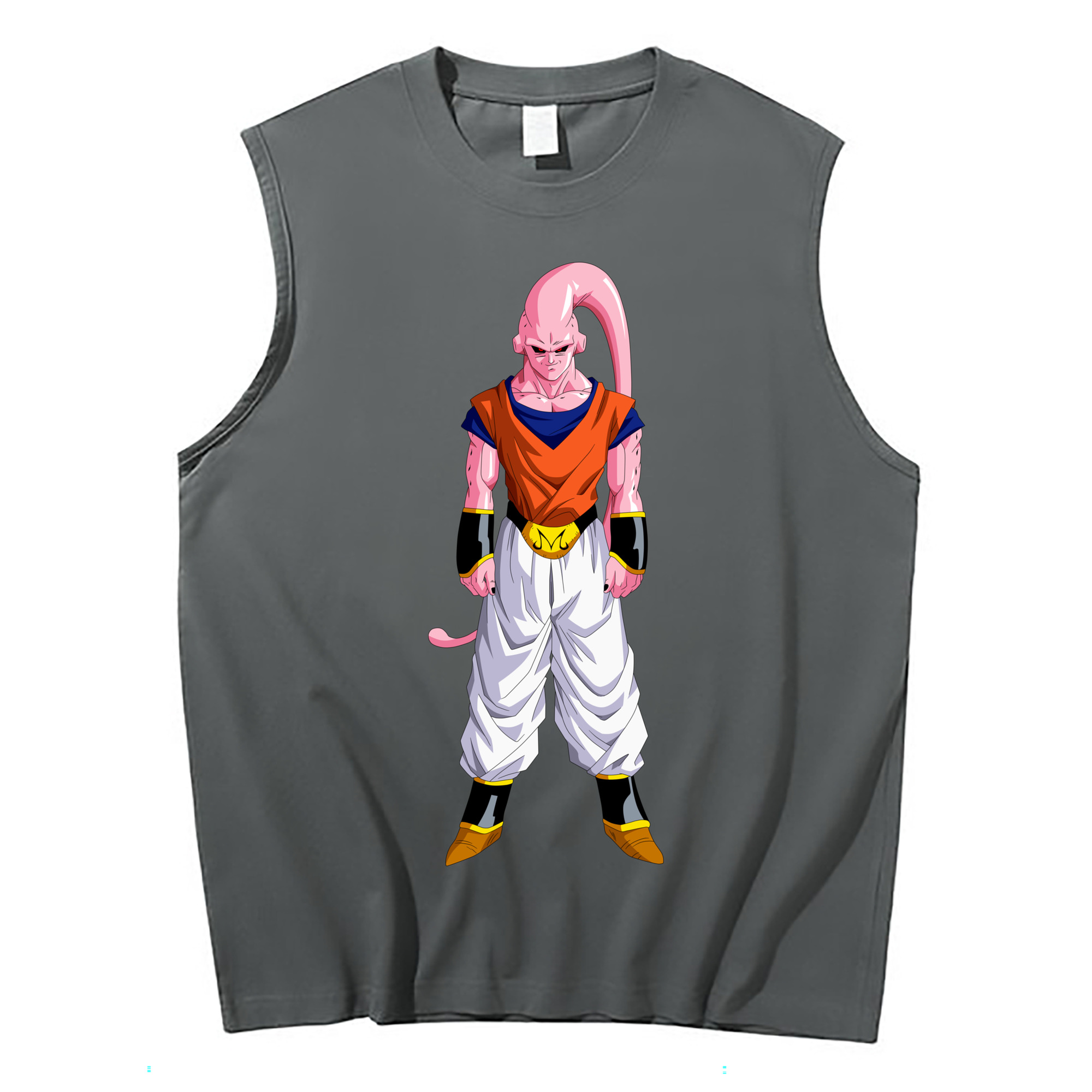 （画像用） ドラゴンボール 魔人ブウ DRAGON BALL Majin Buu コットン100％タンクトップ（フロントプリント）